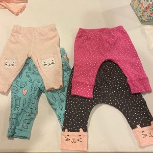 Four pairs of pants